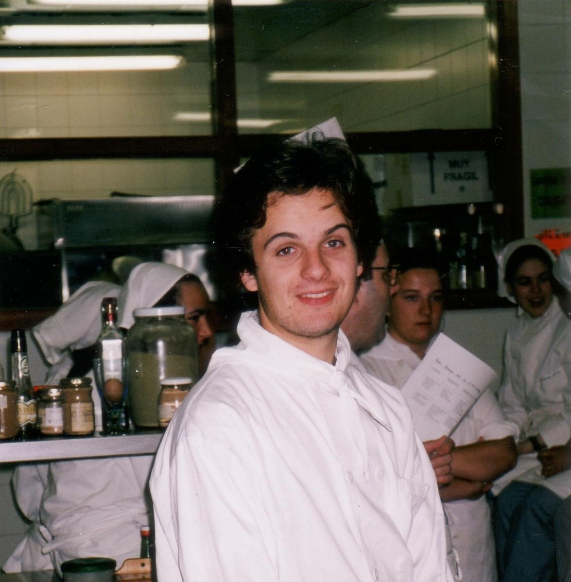 Hugo en la escuela de hosteleria